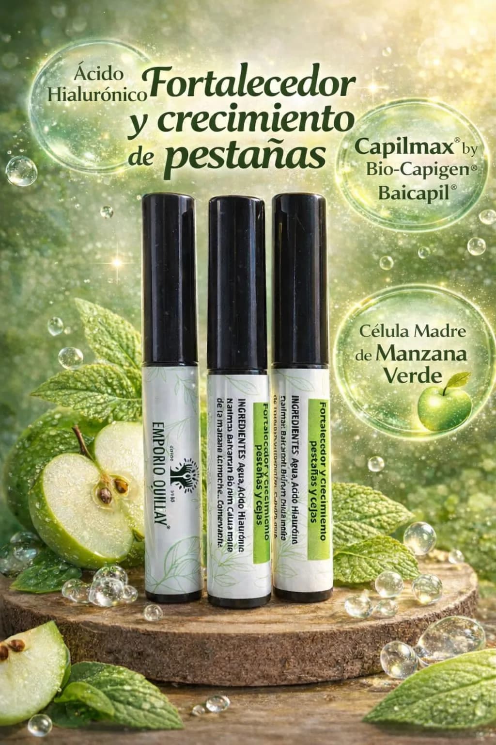 Fortalecedor y Crecimiento de Pestañas y Cejas